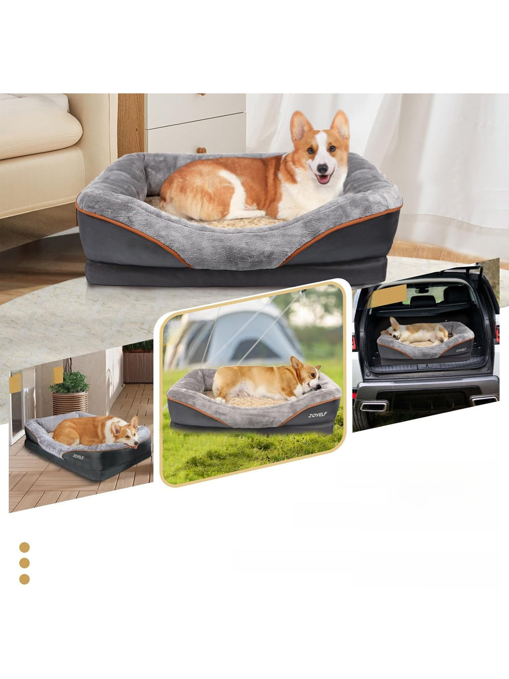 Orthopedic Memory Foam Pet Bed
